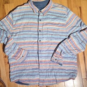 Faherty Reversable Long Sleeve Multi Color